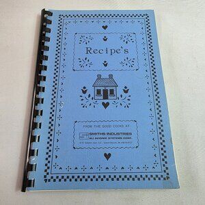 Vintage 1989 Employee Cookbook Smiths Industries Grand Rapids Michigan